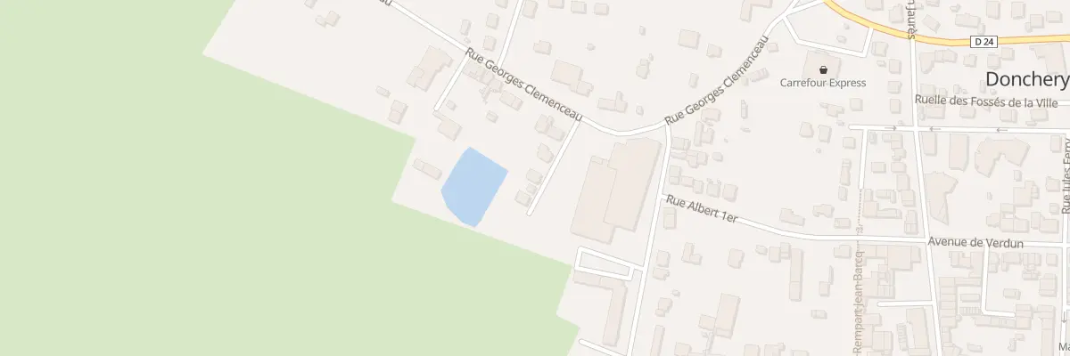 Plan du 25 Rue Georges Clémenceau à Donchery