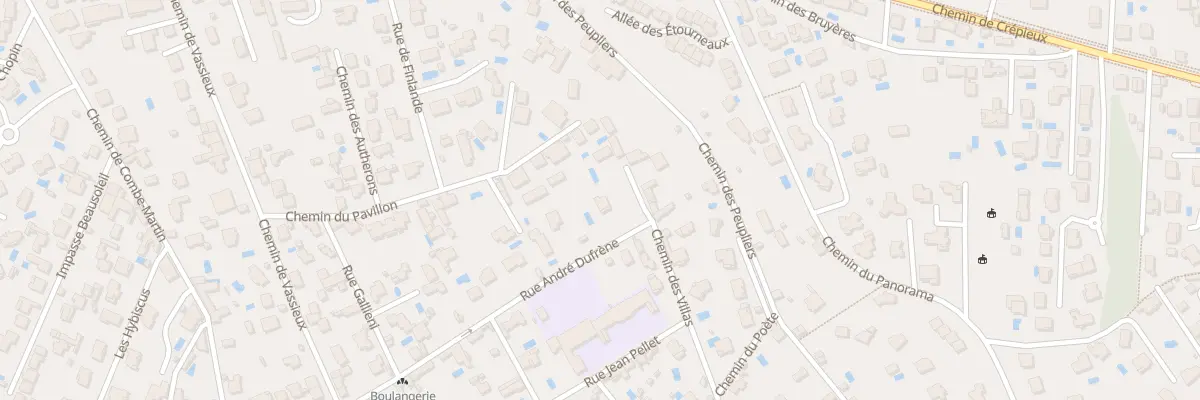 Plan du 21 Rue André Dufrène à Caluire-et-Cuire