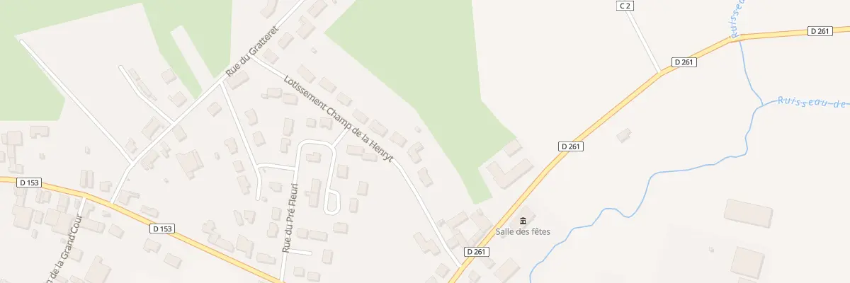 Plan du 8 Lot Champ de la Henryt à Voillecomte
