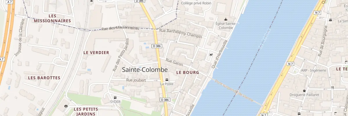Plan du 43 Rue Garon à Sainte-Colombe