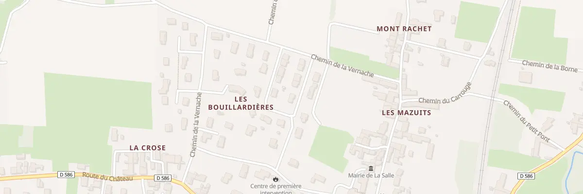 Plan du 16 Lot le Clos des Bouillardieres à La Salle