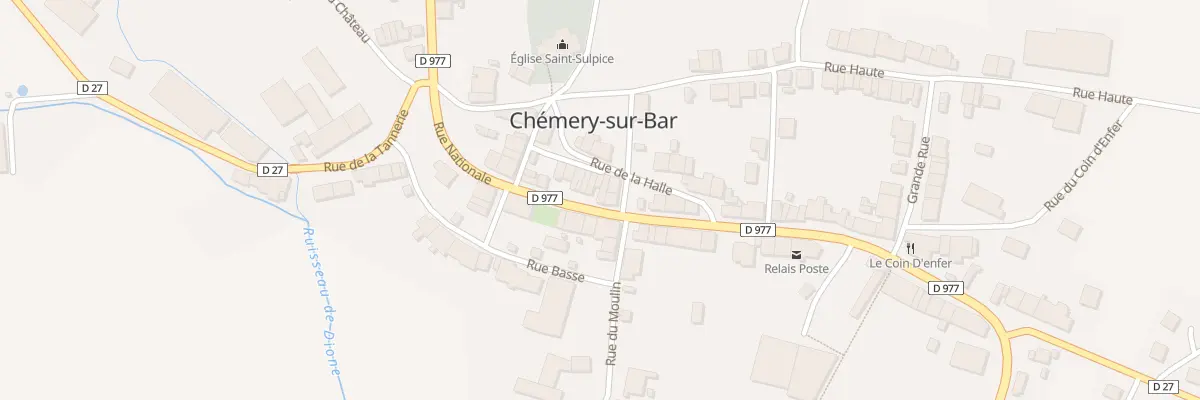 Plan du 9 Rte Nationale Chemery à Chémery-Chéhéry