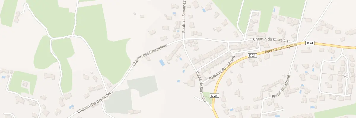 Plan du 3B Servanne à Mouriès