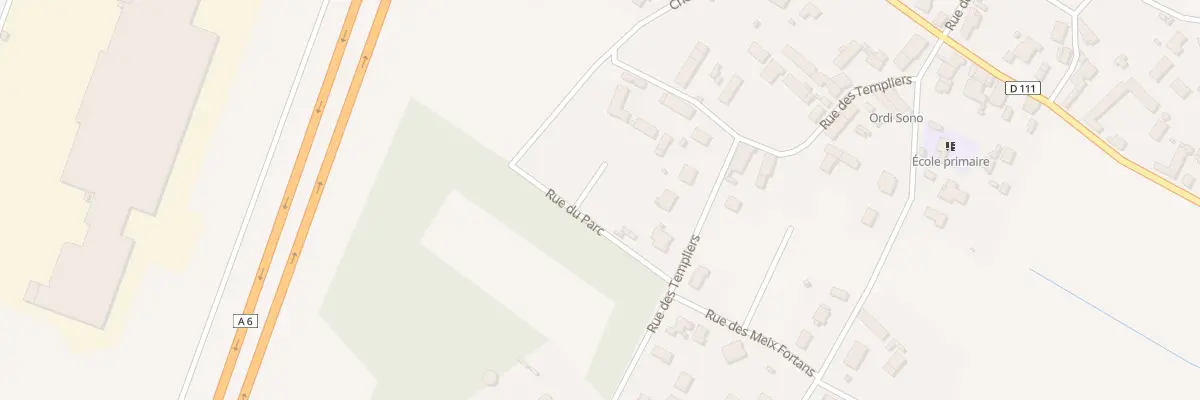Plan du 86 Rue du Parc à Beaune