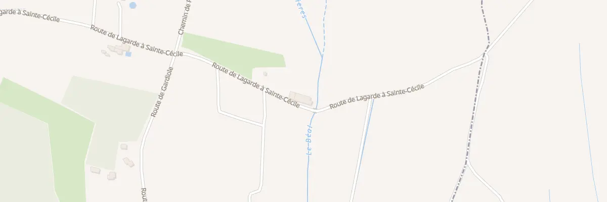 Plan du 5007 Saint Martin à Lagarde-Paréol