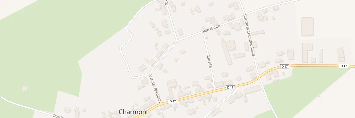 Plan du 8 Rue des Recollets à Charmont