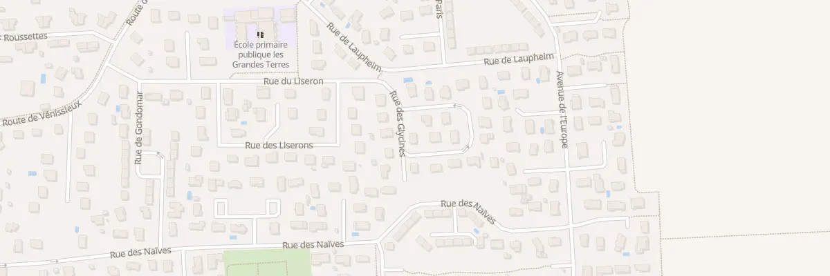 Plan du 1 Rue des Glycines à Feyzin