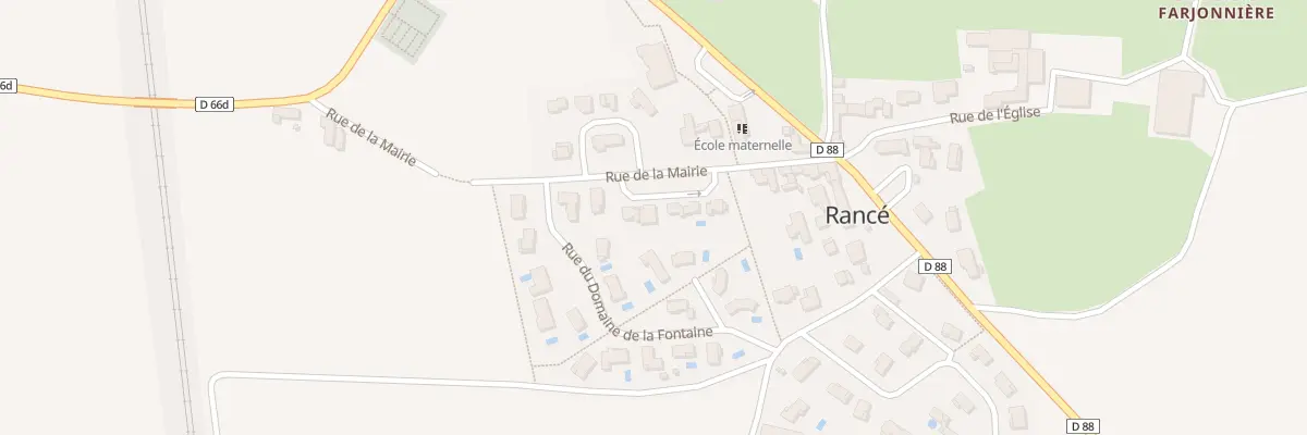 Plan du 20 Lot Domaine de la Fontaine à Rancé