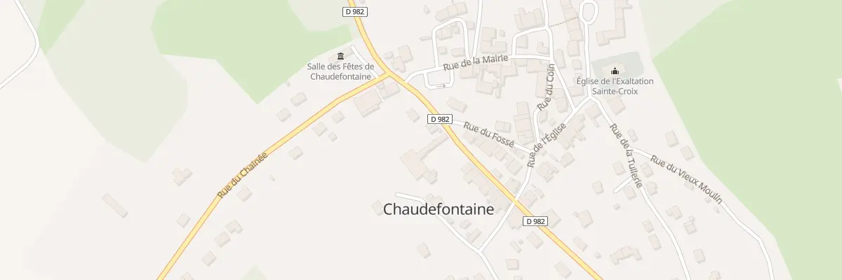 Plan du 26 Rue Principale à Chaudefontaine