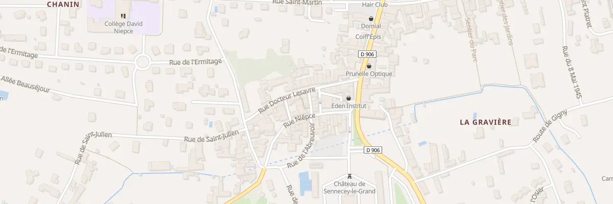 Plan du 4 Rue du Petit Sentier à Sennecey-le-Grand