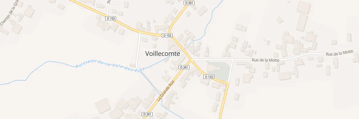 Plan du 2 Gr La Grande Rue à Voillecomte