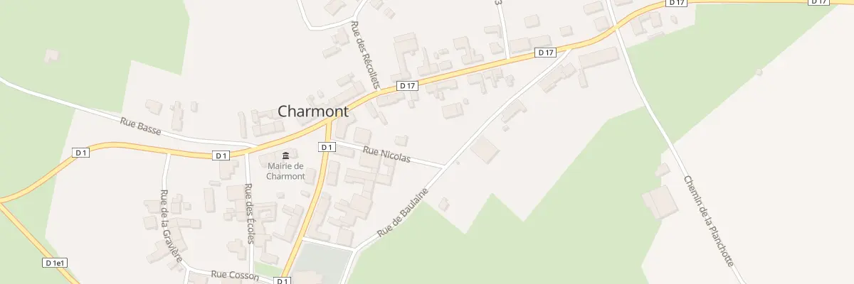 Plan du 1 Rue Nicolas à Charmont