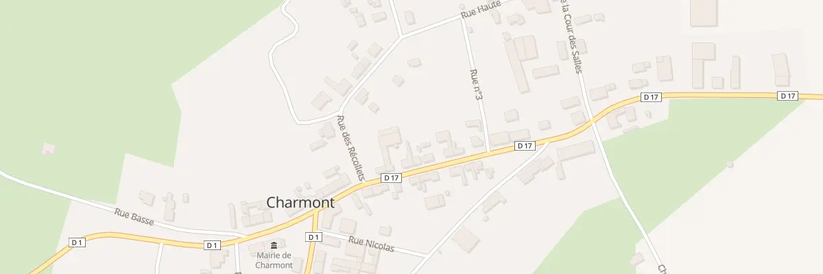 Plan du 11 Gr Grande Rue de Garlande à Charmont