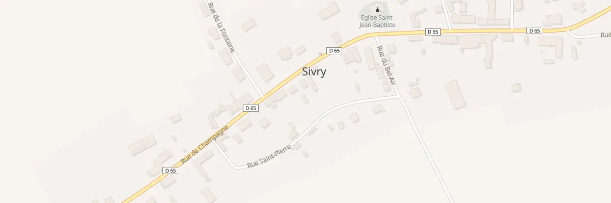 Plan du 23 Rue de Champagne à Sivry-Ante