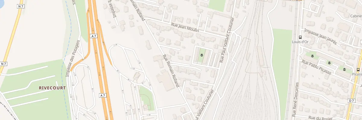Plan du 9B Rue Romain Rolland à Portes-lès-Valence