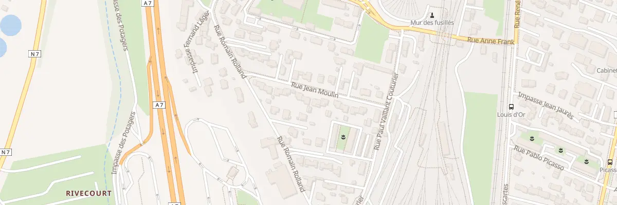 Plan du 23 Rue Jean Moulin à Portes-lès-Valence
