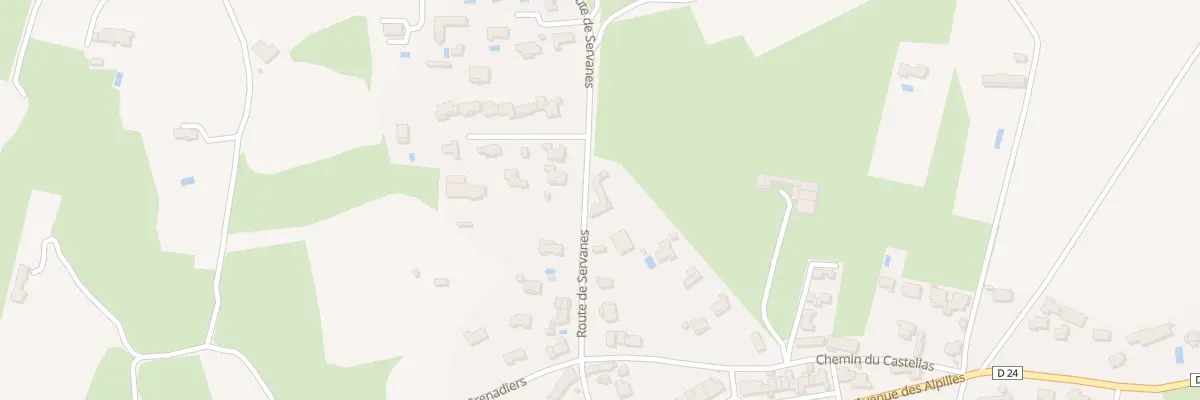 Plan du 18 Rte de Servanes à Mouriès