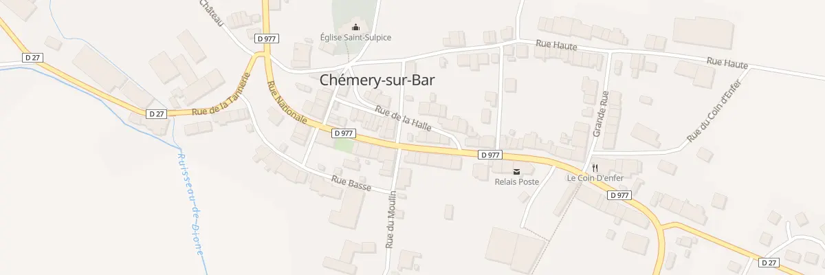 Plan du 15 Rte Nationale Chemery à Chémery-Chéhéry