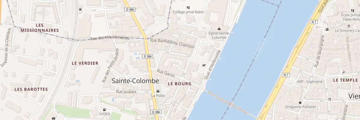 Plan du 84 Rue du Salin à Sainte-Colombe