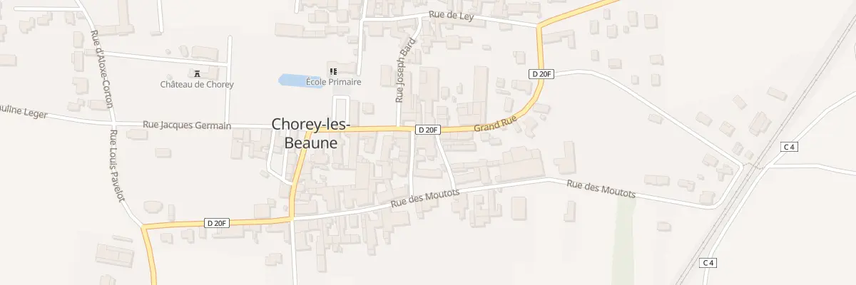 Plan du 2 Rue Gauffre à Chorey-les-Beaune