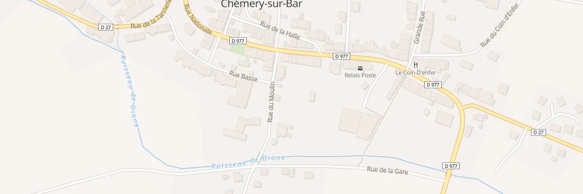 Plan du 3A Rue du Moulin à Chémery-Chéhéry
