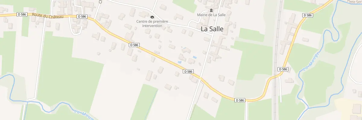 Plan du 58 Rte de Lavoir à La Salle
