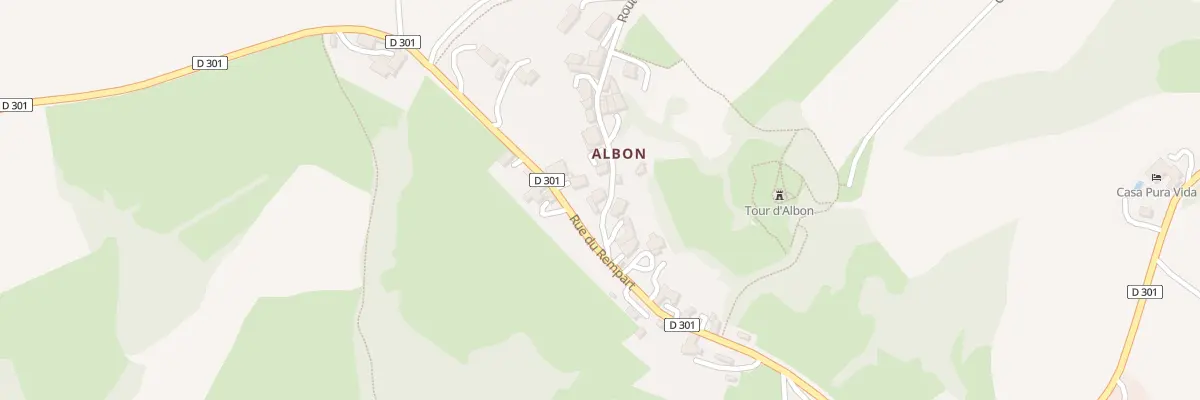 Plan du 45 Rte de la Tour à Albon