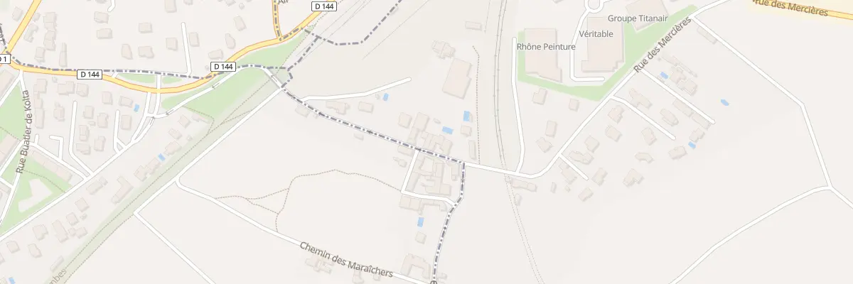 Plan du 1802 Che Pierre Drevet à Rillieux-la-Pape