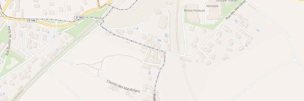 Plan du 1787 Che Pierre Drevet à Caluire-et-Cuire