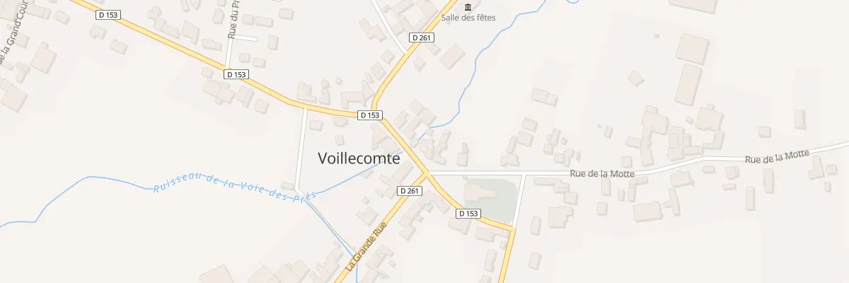 Plan du 1 Rue de la Motte à Voillecomte