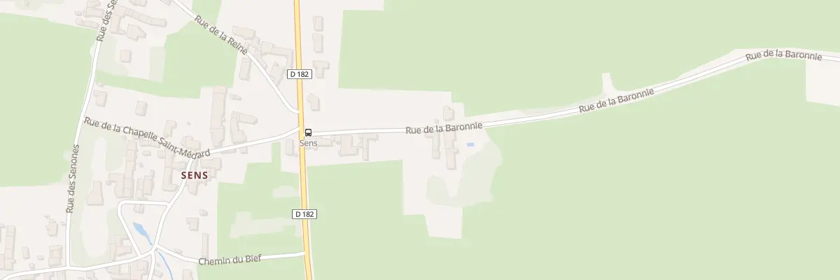 Plan du 10 Rue de la Baronnie à Sennecey-le-Grand