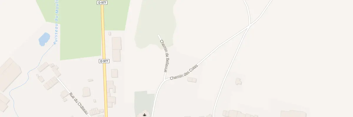 Plan du 2 Che de Bellevue à Chémery-Chéhéry