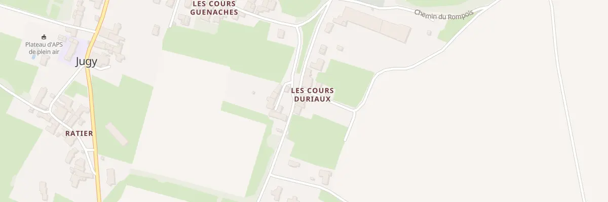 Plan du 5131 Aux Cours Duriaux à Jugy