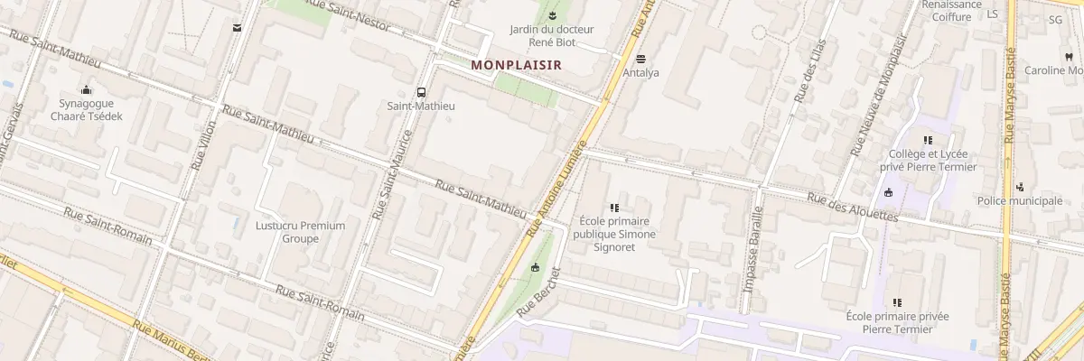Plan du 26A Rue Antoine Lumière à Lyon 8e Arrondissement
