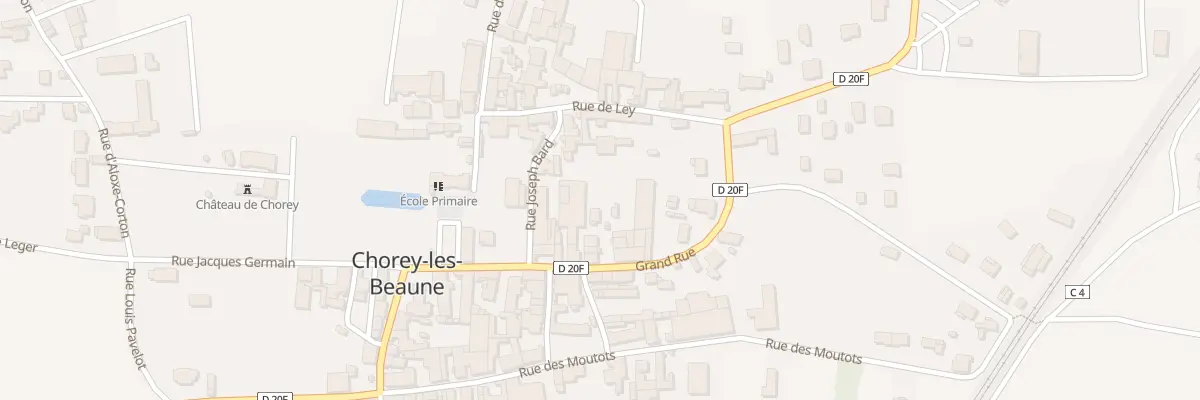 Plan du 17B Gr Grande Rue à Chorey-les-Beaune