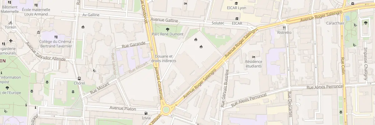 Plan du 17T Av Roger Salengro à Villeurbanne