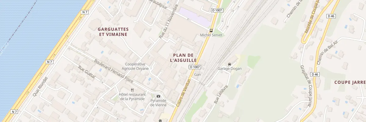 Plan du 40 Crs de Verdun à Vienne