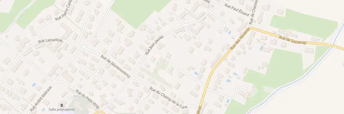 Plan du 222 Rue Jean Jaures à Virey-le-Grand