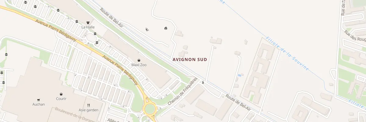 Plan du 794 Rte de Bel Air Mft à Avignon