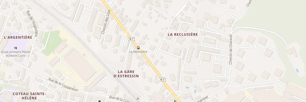 Plan du 85 Mte de Bon Accueil à Vienne