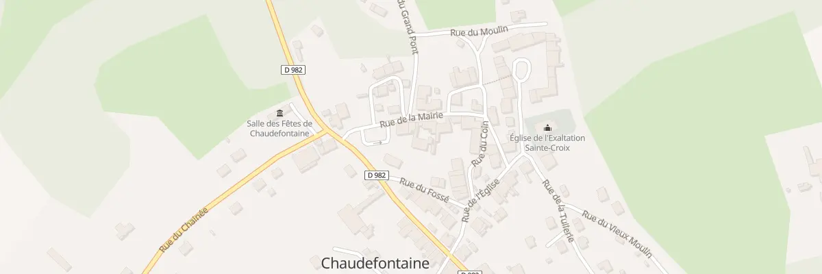 Plan du 5 Rue de la Mairie à Chaudefontaine