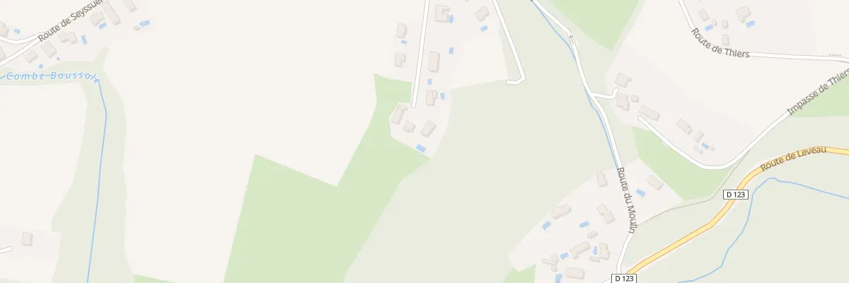 Plan du 229 La Motte de Thiers à Chuzelles