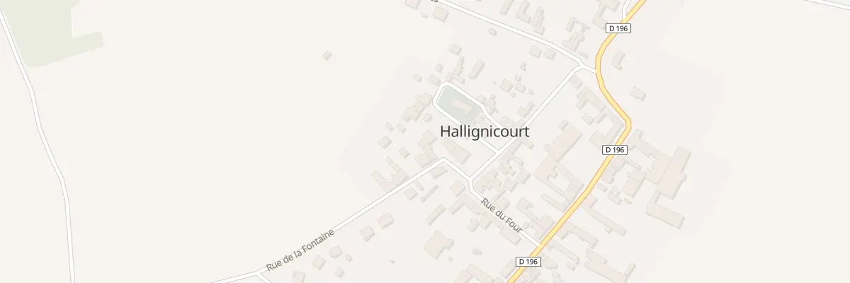 Plan du 8 Rue de la Fontaine à Hallignicourt