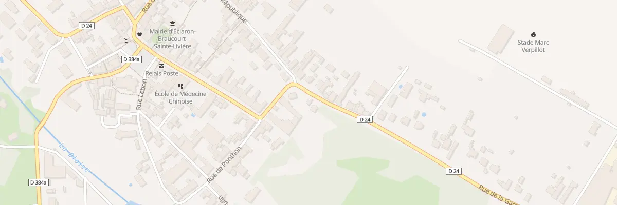 Plan du 2 Rue de la Gare à Éclaron-Braucourt-Sainte-Livière