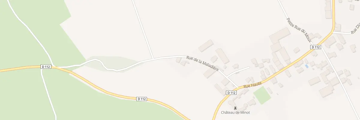 Plan du 9009 Rue de la Maladière à Minot