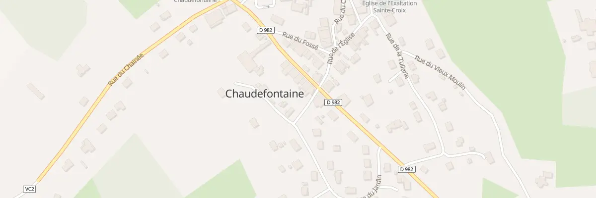 Plan du 8 Rue Principale à Chaudefontaine
