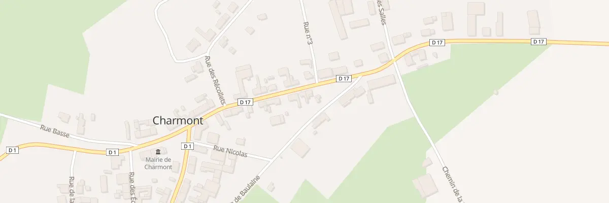 Plan du 16 Gr Grande Rue de Garlande à Charmont