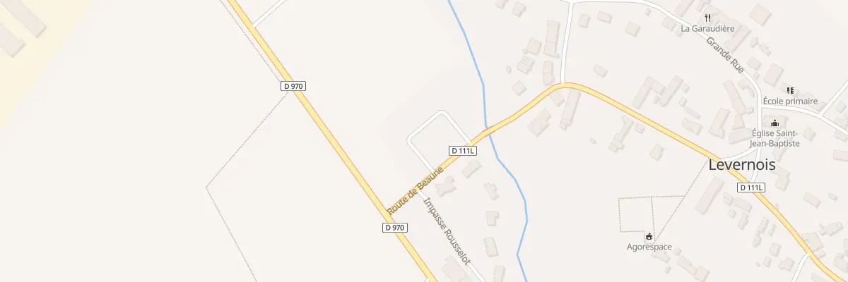 Plan du 5 Rte de Beaune à Levernois