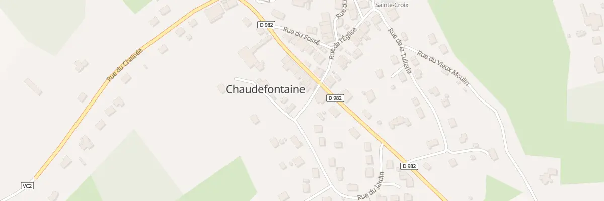 Plan du 6 Rue Principale à Chaudefontaine