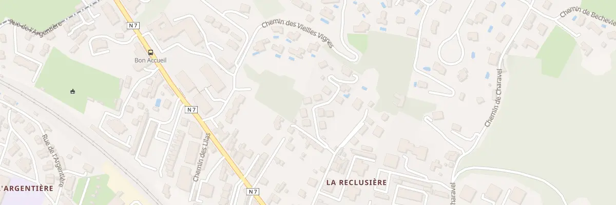 Plan du 5 Che des Castors à Vienne